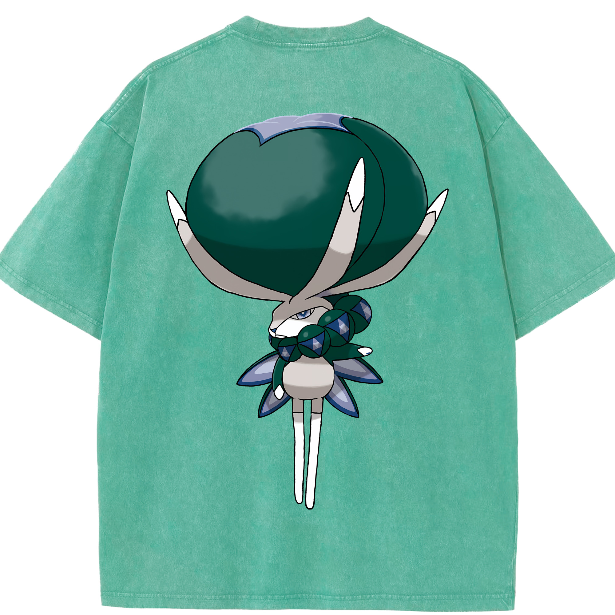 （画像用） ポケットモンスター Pokémon 綿100% ヴィンテージ風 半袖Tシャツ（背面プリント）